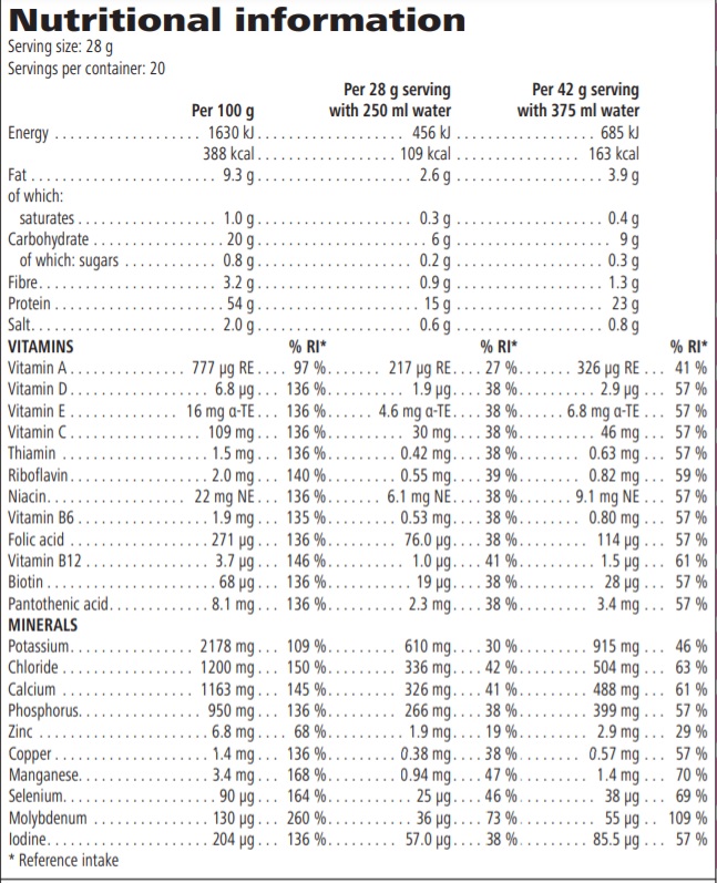 Vegan Protein Drink Mix Vanilla 560g