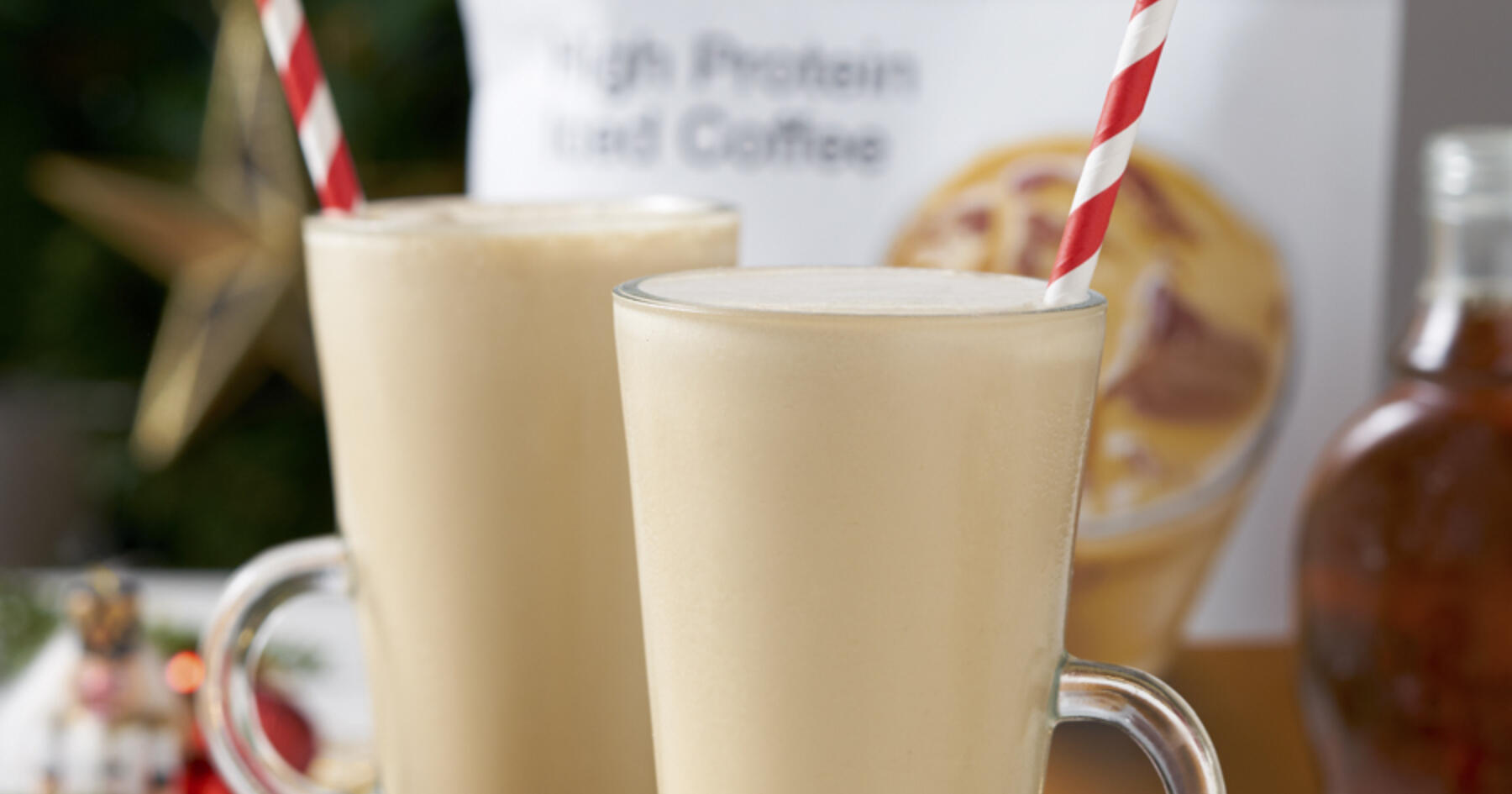 Latte Macchiato Spiced vanilla latte protein shake