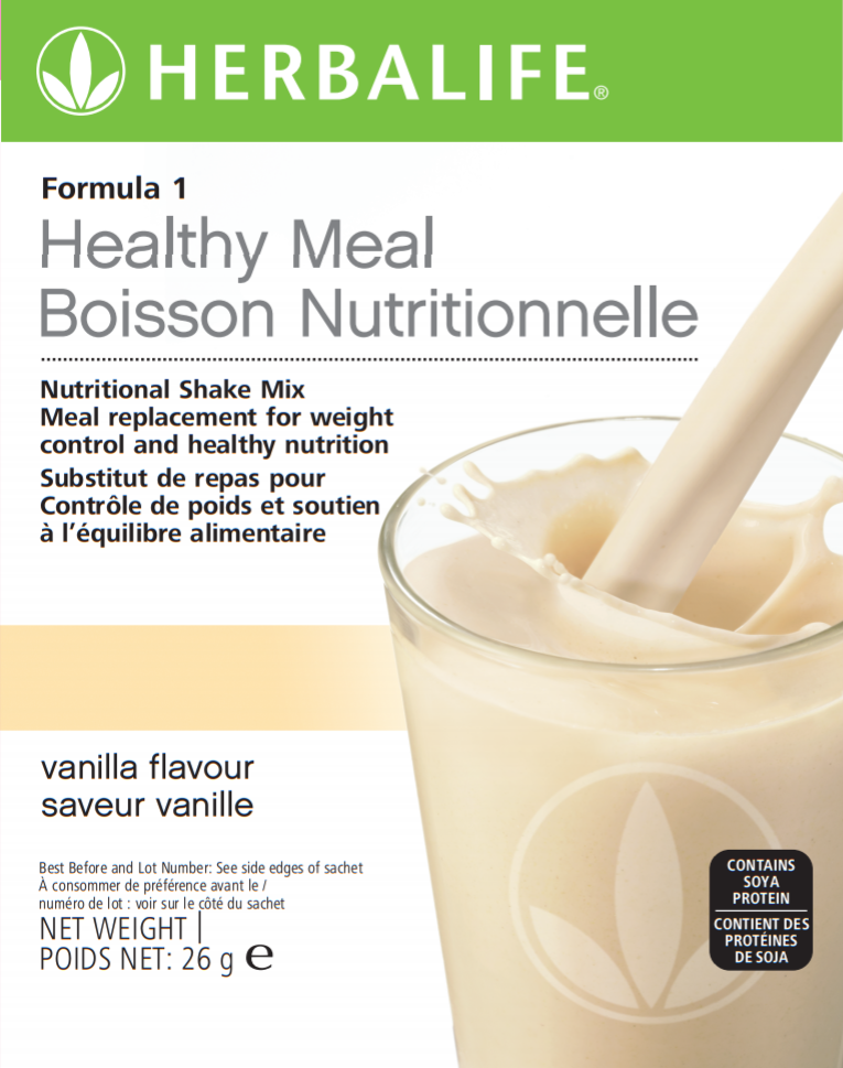 Nutritional Information Herbalife Formula 1 Sachets