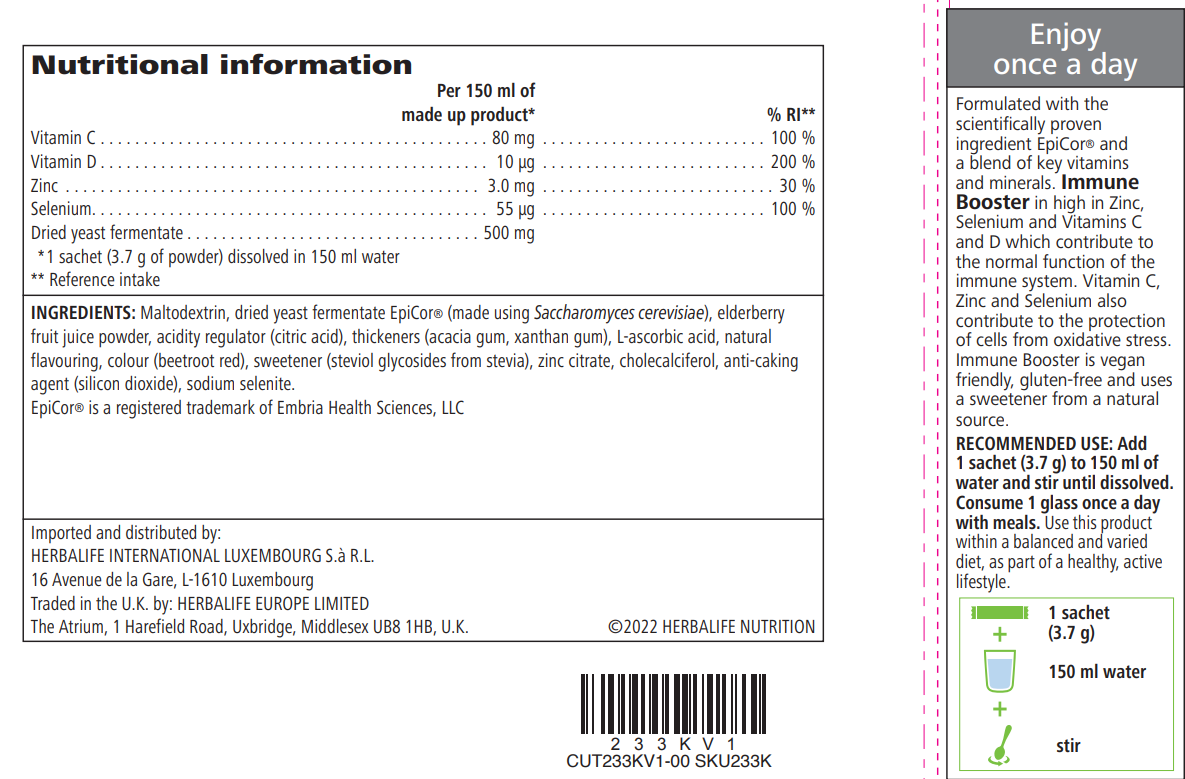 Immune Booster Nutritional Info