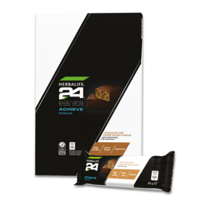 Herbalife 24 Protein Bars Chocolate Chip Cookie Dough (6 bars per box)