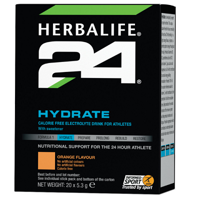 Hydrate Orange 20 stick packs