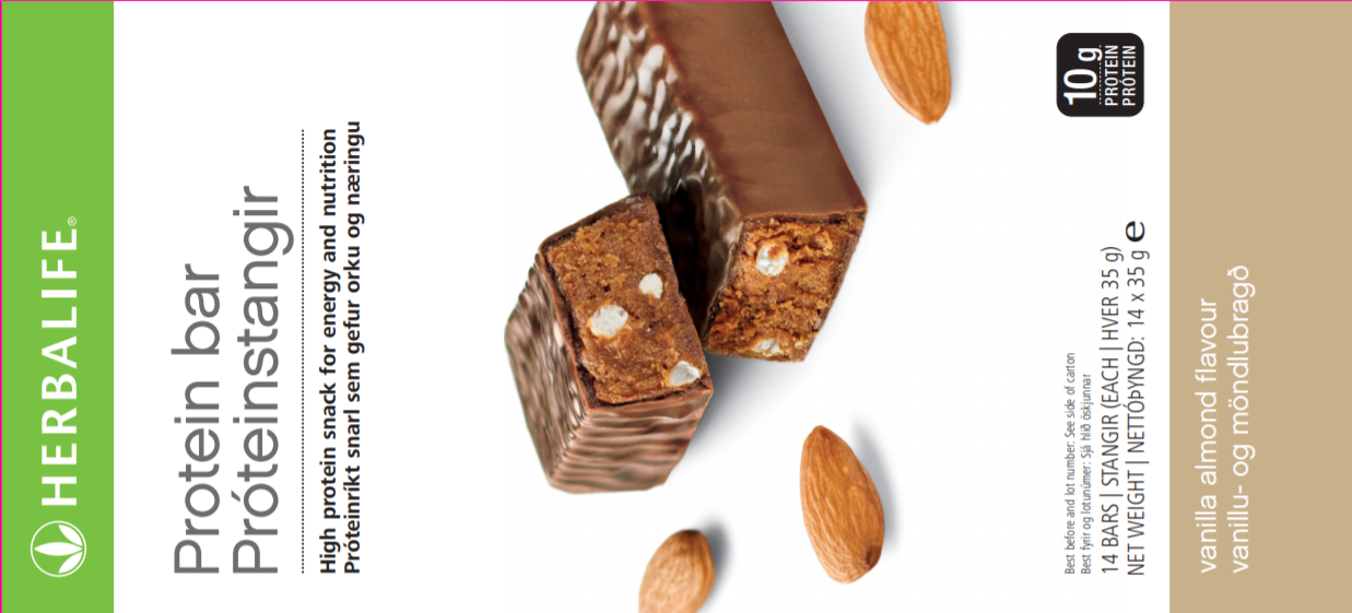 Nutritional Information Herbalife Bars Vanilla Almond
